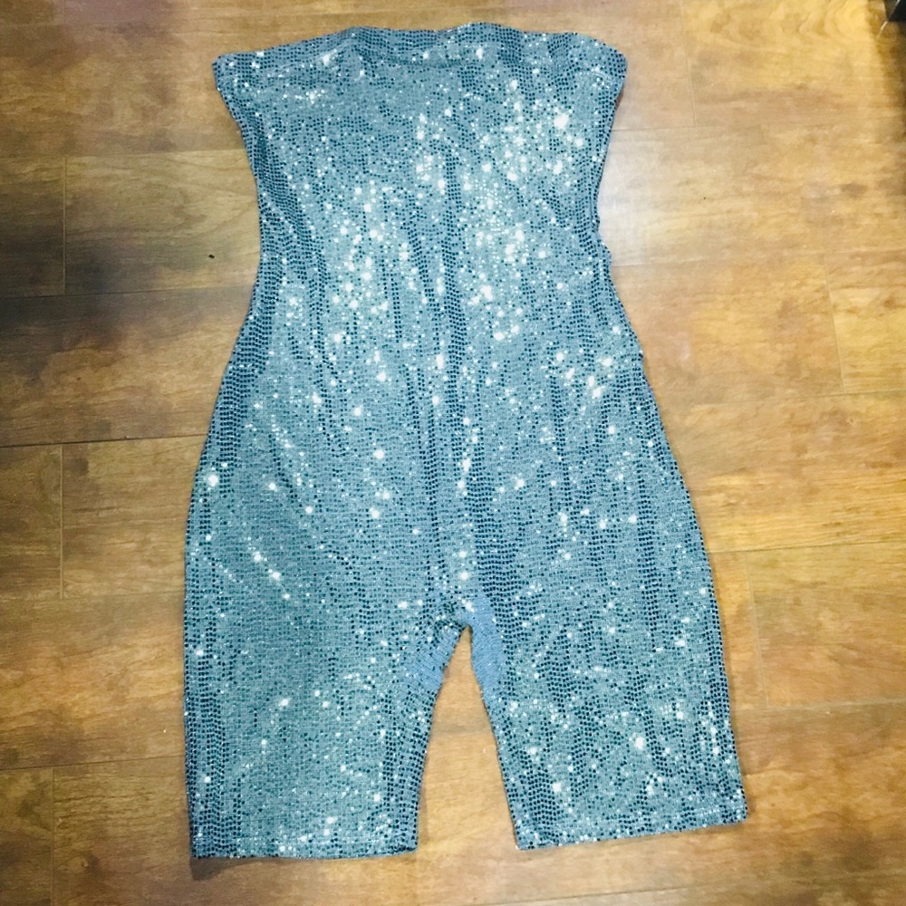 Gold and Black Romper